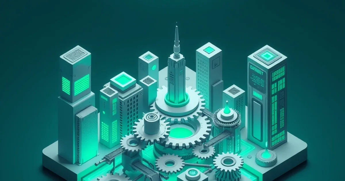 Generative AI gears and cogs